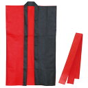 ARTEC アーテック ロングハッピ不織布 ツートンカラー(帯付) 赤 S 運動会・発表会・イベント 18943 【キャンセル不可・北海道沖縄離島配送不可】-お...