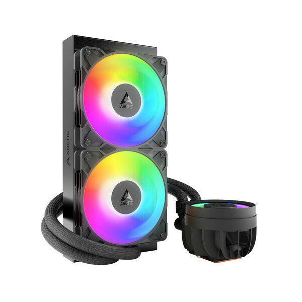 ARCTIC Liquid Freezer III Pro 240 A-RGB Black ACFRE00182A オールインワン水冷クーラー 120mm ARGBファン×2搭載 240mmラジエーターモデル ブラック 【キャンセル不可・北海道沖縄離島配送不可】 4895265000225-ds