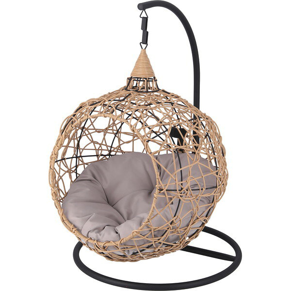 Rakuten - 不二貿易 ペット用ハンギングチェア ラウンド NA 耐荷重:8kg ナチュラル 商品コード51736【代引・日時指定・キャンセル不可・北海道沖縄離島配送不可】 -お取リ寄せ- 4953980517364-ds