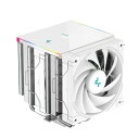 DeepCool CPUクーラー R-AK620-WHADMN-GJD (AK620 DIGITAL SE WH) ツインタワー構造 6本ヒートパイプ構成 高性能120mm PWMファン:FK120×2基搭載 CTT2.0テクノロジー ホワイト 【キャンセル不可・北海道沖縄離島配送不可】 6933412729525-ds|詳細画像