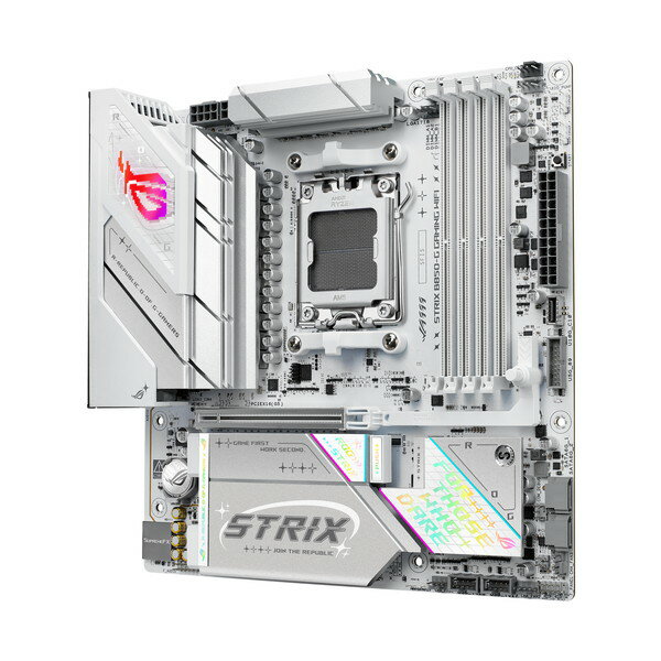 ASUS デスクトップ マザーボード ROG STRIX B850-G GAMING WIFI ゲーミング 8 + 4 PIN ProCool電源コネクタ PCIe 5.0 USB 20Gbps Type-C 8層PCB WIFI 7【キャンセル不可・北海道沖縄離島配送不可】 0199291092273-ds