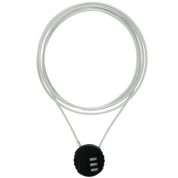 ARTEC アーテック ダイヤル式ワイヤーロック錠 2m 防犯・防災 36586 【キャンセル不可・ ...