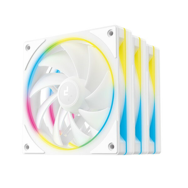 DEEPCOOL R-FL12SE-WHAPN3-G ケースファン FL12 SE WH 3IN1 二重リング構造 レイヤードライティング採用 四隅の防振パッド搭載 PBTとPCを組み合わせた高耐久設計 ARGB搭載 3個パック ホワイト 【キャンセル不可・北海道沖縄離島配送不可】 6933412785323-ds