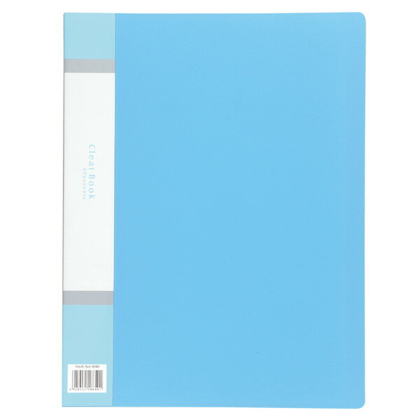 ARTEC アーテック クリアブックA4 縦入れ 40ポケット ブルー ファイル 学童文具 5610 【キャンセル不可・北海道沖縄離島配送不可】-お取り寄せ品- 4521718056104-ds