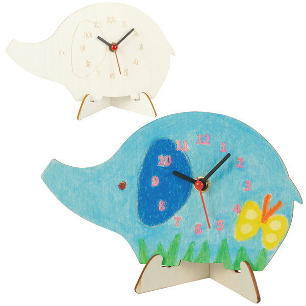 ARTEC アーテック 木製時計工作キット ぞう 図工・工作・クラフト・ホビー 22163 【キャンセル不可・北海道沖縄離島配送不可】-お取り寄せ品- 4521718221632-ds