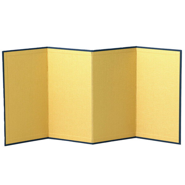 ARTEC アーテック 金屏風（青金）四曲 美術・画材・書道 12739 【キャンセル不可・北海道沖縄離島配送不可】-お取り寄せ品- 4521718127392-ds