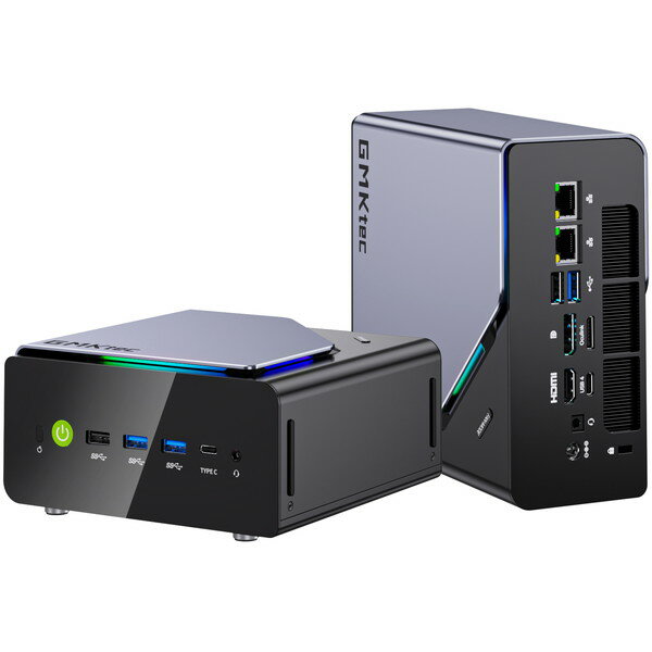 GMKtec ミニPC GMK-K12-32/1T-W11Pro(H 255) AMD Ryzen 7 H 255搭載 高性能ミニPC Windows 11 Pro プリインストール 32 GBメモリ 1 TB M.2 PCIe 4.0 SSD搭載【キャンセル不可・北海道沖縄離島配送不可】 4529327932420-ds