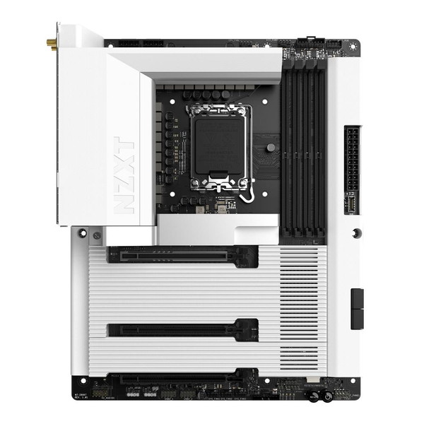 NZXT マザーボード N7-Z89XT-W1 PCIe 5.0対応 / PCIe 5.0 x 16 mode：1 / PCIe 4.0 x 4 mode：2 / Thunderbolt 4ポート×2搭載 / チップセット Intel Z890 / ATX / ホワイト【キャンセル不可・北海道沖縄離島配送不可】 -お取り寄せ- 4943508304637-ds