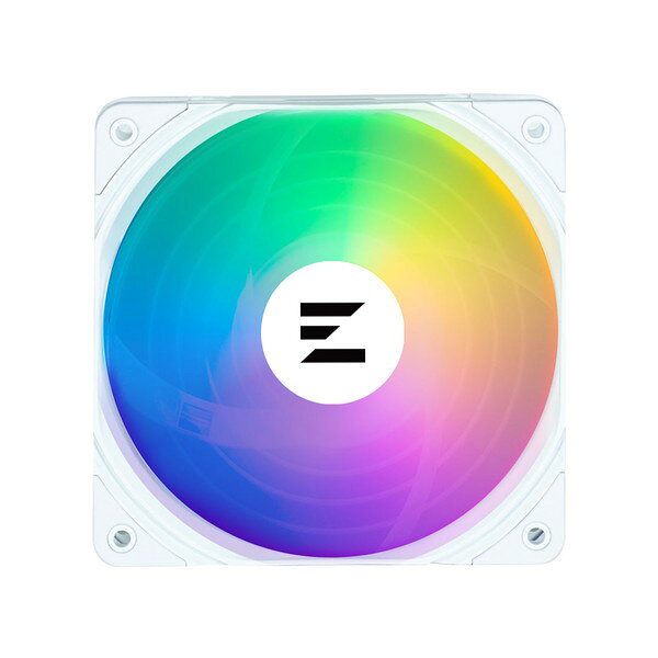 ZALMAN PWMファン ZM-AF120 ARGB BLACK 120mm径 Shark Finブレード採用 アドレサブルRGB LED搭載 サイズ：120×120×26mm ホワイト 【キャンセル不可・北海道沖縄離島配送不可】 -お取り寄せ- 8809213764332-ds