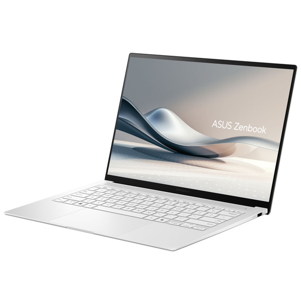 ノートパソコン ASUS Zenbook S 14 UX5406SA UX5406SA-TU7321WH [スカンジナビアンホワイト] （14型 / Windows 11 Home 64bit / インテル Core Ultra 7 258V / メモリ 32GB / M.2 SSD 1TB / タッチパネル搭載モデル / 軽量 1.2 kg） -お取り寄せ- 0197105725423-ds