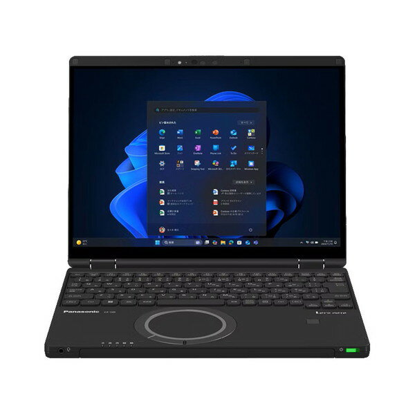 ノートパソコン Panasonic Let's note QR4 CF-QR4MDNCR [ブラック]（12.4型 / Windows 11 Pro 64bit / Core i7 1360P(Raptor Lake) 12コア / メモリ16GB / SSD512GB / Office H&B 2024 / タッチパネル対応 / 軽量1.029kg） -お取り寄せ- 4550719183472-ds