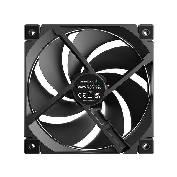 DEEPCOOL ケースファン FD12 V2 ブラック R-FD12V2-BKNPN1-G 120mm PWM 制御対応 Hydro Bearing採用 高性能 静音設計 5年保証【キャンセル不可・北海道沖縄離島配送不可】 6933412785385-ds - Image 3