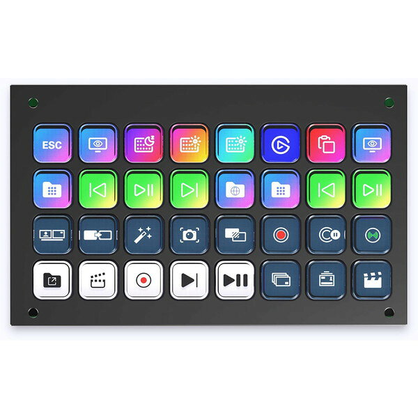 Elgato Stream Deck Module 32 (Membrane Keys USB) エルガト ストリームデック 動画 配信 ゲーム 音楽 32 キー DIYコントロールパネル 10GBU9901 【納期未定・北海道沖縄離島配送不可】 -お取り寄せ- 0840440498810-ds