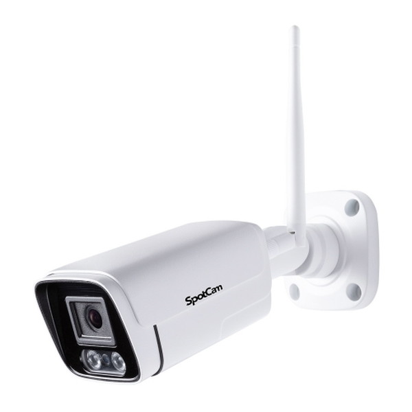 SpotCam BCW1 録画用ハードディスク不要、クラウドに映像を保存！ Wi-Fi接続で簡単設定の屋外用バレット型監視カメラ ・Wi-Fi接続で簡単設定 ・パソコン/タブレット/スマホからカメラの映像をキャッチ ・アプリやメールでアラートを受信可能 ・録画用ハードディスク不要、クラウドに映像を保存 ・SpotCamビデオAIサービス（有料）にてさまざまな機能を追加 タイプネットワークカメラ屋外対応○最大フレームレート30 fps最低照度0 Lux夜間・暗所撮影○SDカード録画○SDカードスロットmicroSDカード*本体機能*無線LAN(ワイヤレス)IEEE802.11b/g/n有線LAN10/100 Mbps防塵・防水IP66内蔵マイク○内蔵スピーカー○スマホ・アプリ対応iOS/Android*サイズ・重量* ■ ご注意 ■・ ご注文のタイミングにより、納期がかかる、又は完売などの場合もございます。・ 商品の情報/詳細、画像について保証は致しかねます。・ 画像はイメージです。商品以外が含まれる、又は商品と異なる場合があります。・ 必ずメーカーホームページなど合わせてご確認ください。・ ご注文確定後のキャンセル・返品・交換は出来かねます。・ 北海道、沖縄、その他離島は配送致しかねます。・ 型番 : SPC-SPOTCAM-BCW1・ JAN : 4549325054122-ds