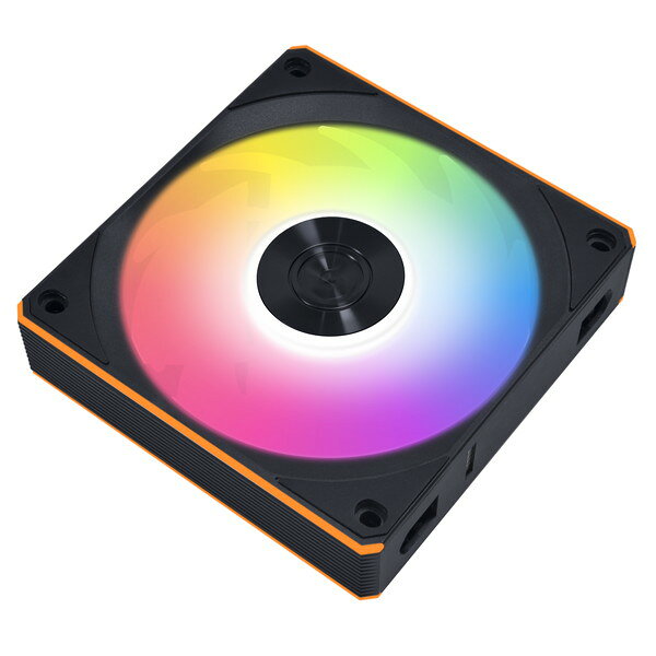 UNI FAN CL FLEX 120 Reverse Blade Black リバースブレードモデル 単品 「UNI FAN CL FLEX」は、新たに「FLEX Receiver」を採用することで、接続や制御の柔軟性が向上しました。このコンパクトなレシーバーは、電源供給や回転数（RPM）信号の伝送を担うほか、「L-Connect 3」によるワイヤレス制御、あるいは5V 3ピンARGBおよびPWM接続を介したマザーボードとのARGB・PWM同期制御に対応しています。また、既存の「SL Wireless」や「CL Wireless」ファンとの後方互換性も備えており、異なる構成のシステムへの組み込みも容易です。 ARGBファン搭載、側面にARGBライティング採用 ・ARGBファン搭載 ・側面にRGBライティングを搭載 ・LED FLEXレシーバー付属 ・デイジーチェーン接続が可能 ・専用ソフト「L-Connect 3」にてコントロール可能 ・単品 製品名UNI FAN CL FLEX 120 Reverse Blade型番12RCL1F1BJAN4718466023797カラーBlackファン数量1個ファン寸法120×124.5×28mm素材PBT/PC回転数0, 250〜2100RPM風量72.73CFM静圧2.38mmH2O騒音値30.8dBAベアリングFluid Dynamic Bearing (FDB)動作電圧DC 6V-13.2V入力パワー0.39A（4.68W）LEDの数24付属品LED FLEX Receiver×15V 3-pin ARGB cable×1L-Wireless Controller無し保証3年 ■ ご注意 ■・ ご注文のタイミングにより、納期がかかる、又は完売などの場合もございます。・ 商品の情報/詳細、画像について保証は致しかねます。・ 画像はイメージです。商品以外が含まれる、又は商品と異なる場合があります。・ 必ずメーカーホームページなど合わせてご確認ください。・ ご注文確定後のキャンセル・返品・交換は出来かねます。・ 北海道、沖縄、その他離島は配送致しかねます。・ 型番 : 12RCL1F1B (UNI FAN CL FLEX Reverse 120 Black)・ JAN : 4718466023797-ds