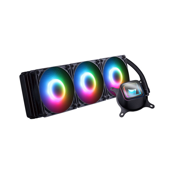 玄人志向 CPUクーラー KURO-AIOWC360L/V2 簡易水冷CPUクーラー AIOWC/V2シリーズ 360mm LED有り ブラック【キャンセル不可・北海道沖縄離島配送不可】 4988755070287-ds