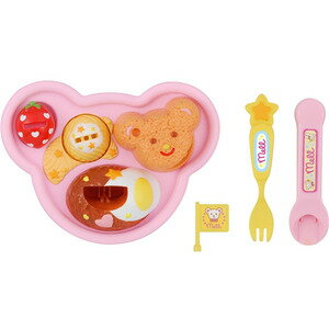 メルちゃんのキッズプレート おもちゃ こども 子供 女の子 人形遊び 小物 3歳 0389-4977554511060-ds -お取り寄せ-【キャンセル不可・北海道沖縄離島配送不可】のサムネイル