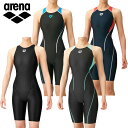 【マラソン限定!最大2,000円OFFクーポン】アリーナ 競泳水着 アクアレーシング セイフリーバックスパッツ レディース 25FW ブラック ARN-2050...