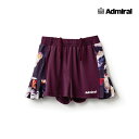 【5/5限定!10%OFFクーポン配布中】【SALE】ADMIRAL レディース サイドヘムプリーツグラフィックショーツ ATLA435-050 2024FW ...