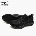 ミズノ ウエーブライダー28 SW 24FW ブラック×ダークグレー (J1GC246503) メンズ ランニングシューズ ランニング トレーニング 初心者 ス...
