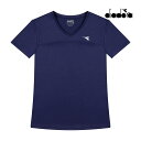【5/5限定!10%OFFクーポン配布中】diadora レディース 【ダイアドライ/DIA DRY】吸汗速乾 ゲームシャツ W D10218077460003...