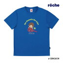 【5/5限定!10%OFFクーポン配布中】【ポスト投函対応】モンチッチrocheコラボTシャツ ロイヤルブルー M0071 ユニセックス 2024SS 抗菌・防...