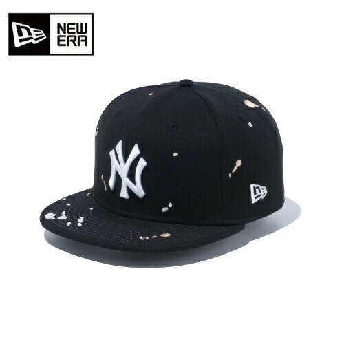 【4日20時〜28H限定★最大ポイント47倍】ニューエラ 23FW 13750620 9FIFTY Splash Embroidery ニューヨーク・ヤンキース ブラック メンズ キャップ 帽子 アウトドア トレーニング ゴルフ スポーツ
