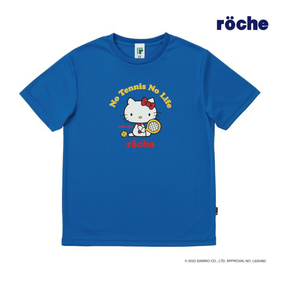 サンリオキャラクターズ rocheコラボTシャツ　S0001　XS　S　M　L　2023SS　抗菌・防臭　吸汗速乾　UV(UPF50)
