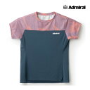 【ポスト投函対応】ADMIRAL レディース スリットヘムグラフィックTEE ATLA502-030 2025SS ネイビー 吸水速乾 ストレッチ UVカット ...