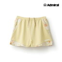 【ポスト投函対応】ADMIRAL レディース フラワーヘムショーツ ATLA517-070 2025SS イエロー 吸水速乾 ストレッチ アドミラル WOMEN...
