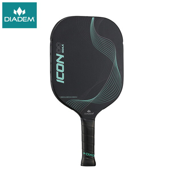 樂天商城 - 【マラソン限定！最大2,000円OFFクーポン】DIADEM ICON IN MAX ピックルボールパドル BLK×GRN TPA010 ダイアデム PICKLEBALL PADDLE ラケット アイコンインフィニティマックス ブラック グリーン