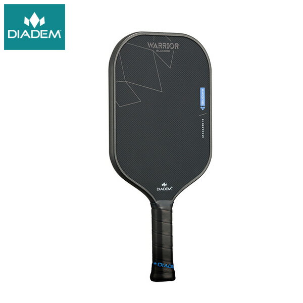 樂天商城 - 【マラソン限定！最大2,000円OFFクーポン】DIADEM ピックルボールパドル WARRIOR BLUCORE STANDARD16 25FW ブラック TPA018 ダイアデム PICKLEBALL PADDLE ラケット ウォーリアー ブルーコア スタンダード16