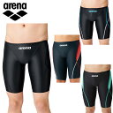 アリーナ 【競泳水着】アクアレーシング マスターズスパッツ メンズ 25FW (ARN2052M) arena 【WA承認】 競泳水着 ひざ上丈 プール はっ水 AQUA RACING 国際水泳連盟承認 公式大会着用可