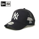 ニューエラ Youth 9FORTY A-Frame トラッカー MLB Trucker Cap ニューヨーク・ヤンキース キッズ 25FW ネイビー 14392017 キャップ 帽子 子供用 ユース ガール ボーイ キャップ NEW ERA