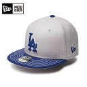 ニューエラ Youth 9FIFTY Duck Canvas ロサンゼルス・ドジャース グレー/ダークロイヤル キッズ 25FW 14392004 キャップ アウトドア カジュアル スポーツ 950 ユース ボーイ ガール