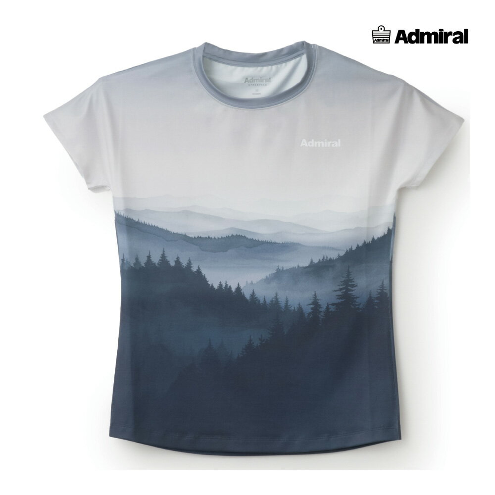 【BKフライデー限定！最大2,000OFFクーポン配布中】ADMIRAL レディース ランドスケープドルマンTEE ATLA539-019 2025FW グレー ストレッチ アドミラル WOMEN テニスウェア バドミントン ソフトテニス ポスト投函対応