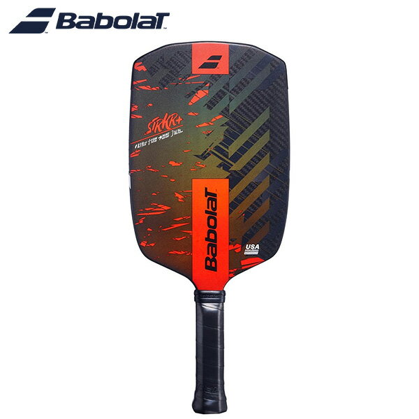 樂天商城 - 【マラソン限定！最大2,000円OFFクーポン】Babolat ピックルボールパドル PADDLE STRKR + 1600021 ブラック/レッド バボラ ラケット