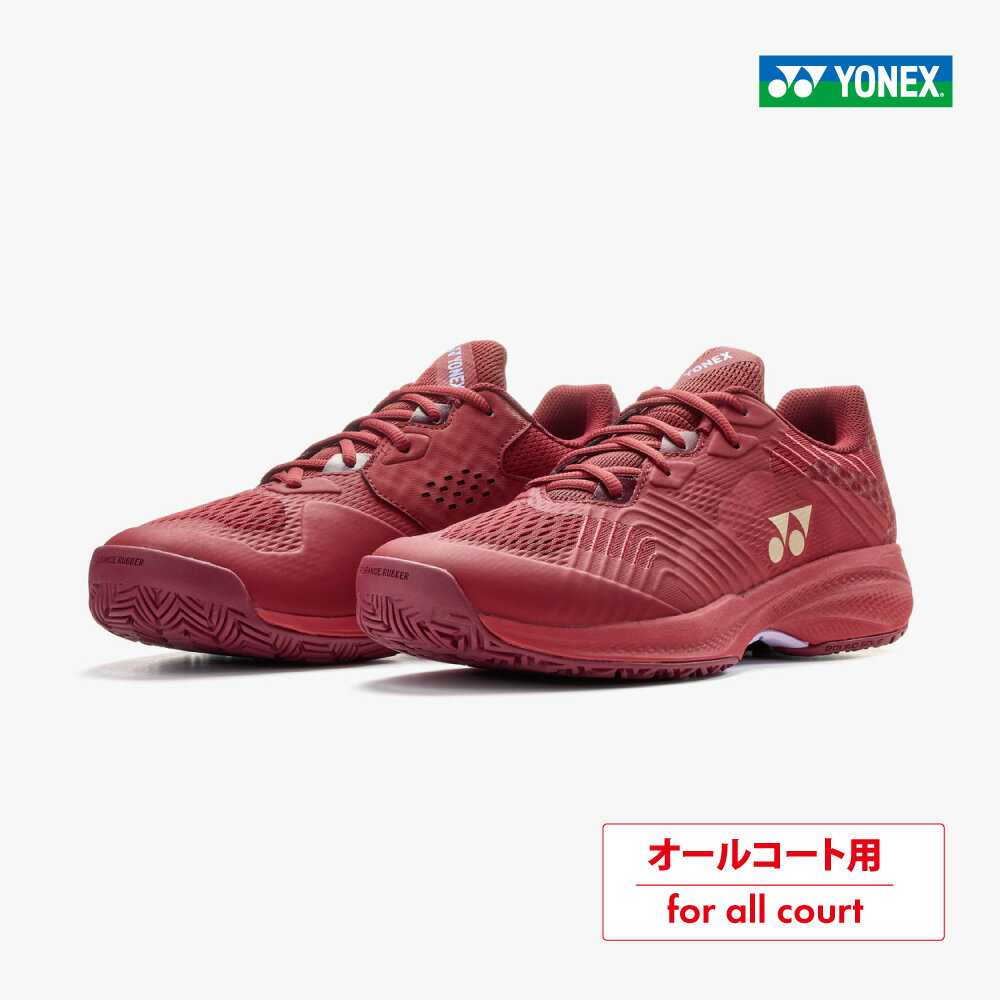 【25日0時〜26H限定★最大pt47倍】【予約:2月下旬発売予定】YONEX 　パワークッション ソニケージ メン AC オールコート用　ダークレッド　ローカット　3E　SHTSCMA-239　2026SS　ユニセックス 　テニス　シューズ　ヨネックス　POWER CUSHION SONICAGE MEN AC