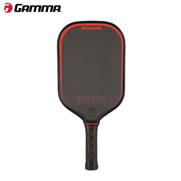 樂天商城 - 【15日00時〜26時間限定★最大ポイント47倍 】GAMMA ピックルボールパドルKNOCKOUT 16（ノックアウト） PICKLEBALL PADDLE 2026SS ガンマ フォームコアパドル BLACK 黒 ブラック 16mm ラケット