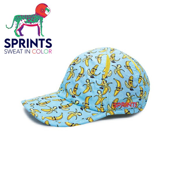 【即納】SPRINTS 23FW(Bananas) あす楽対応 スプリンツ ランニングキャップ オージーハット ランニング アウトドア ジョギング トレーニング ゴルフ 帽子 メンズ レディース スポーツ 軽量 バナナ