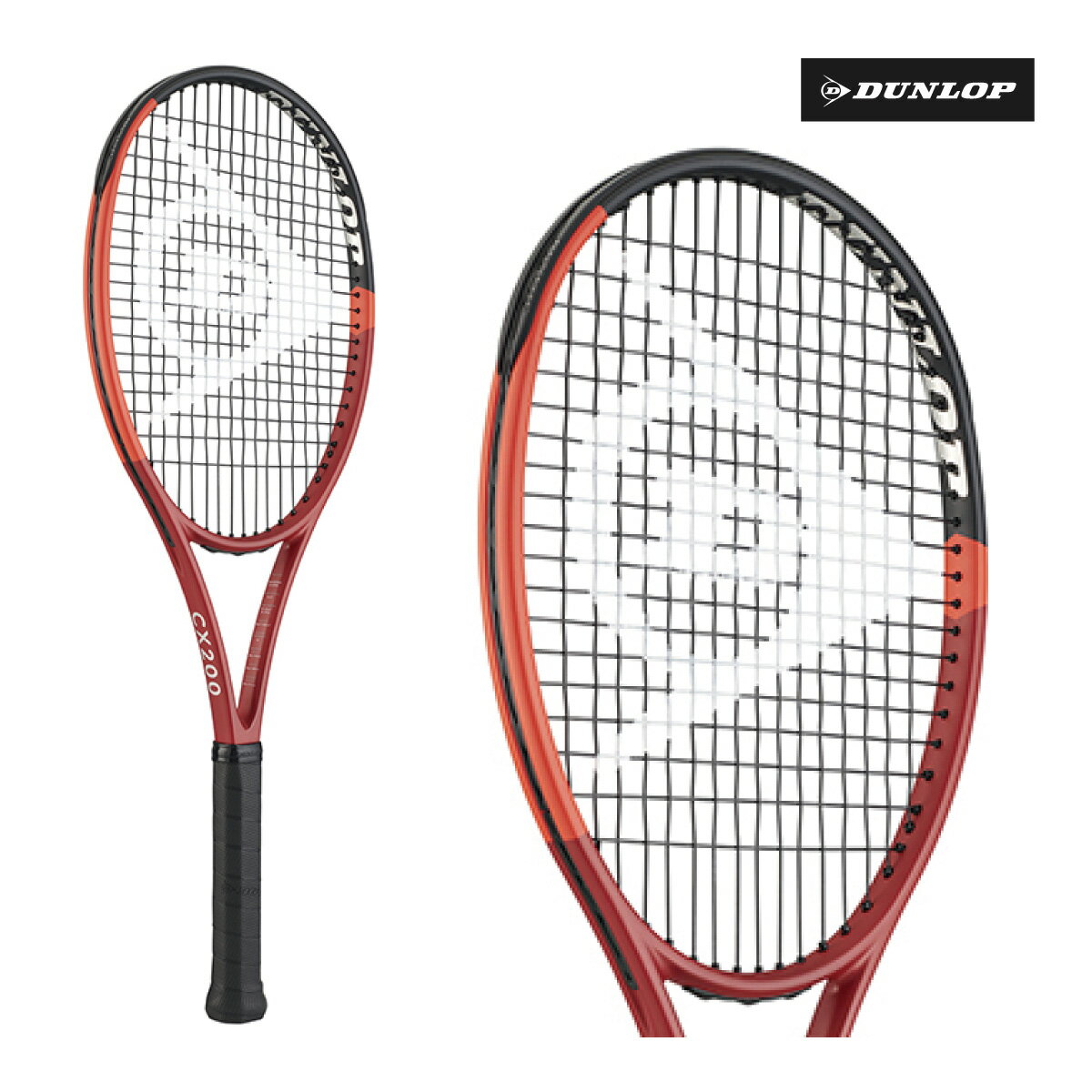ダンロップ CX 200 2024 DUNLOP DS22402 レッド×ブラック 国内正規品 硬式テニスラケット