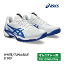 ASICS アシックス　SOLUTION SPEED FF 3 OC ソリューションスピードFF3OC 1041A439-100 2024SS オムニクレー　テニスシューズ　メンズ　スピード　安定性　硬式テニス　ソフトテニス　