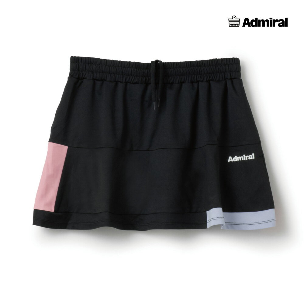 【商品名】カラーアソートブロッキングスコート 【品番】ATLA629-10 【カラー】ブラック 【サイズ】S・M・L・LL 【素材】ポリエステル 95％ ポリウレタン5％ 【機能】吸水速乾/ストレッチ 【備考】こちらの商品は他の通販サイトと在庫共有しているため、ごくまれにご注文後でも在庫切れの場合がございます。 その際は連絡させて頂きますので、予めご了承ください。 ・メーカー希望小売価格はメーカーカタログに基づいて掲載しています カラーバリエーション コーディネート無地ベースにカラーを散りばめた遊び心のあるアシンメトリー切替デザインのスコート。 ソフトな風合いで上品な光沢のある細畝のカットソー素材。 両脇ポケット、ウエスト紐調整有り。