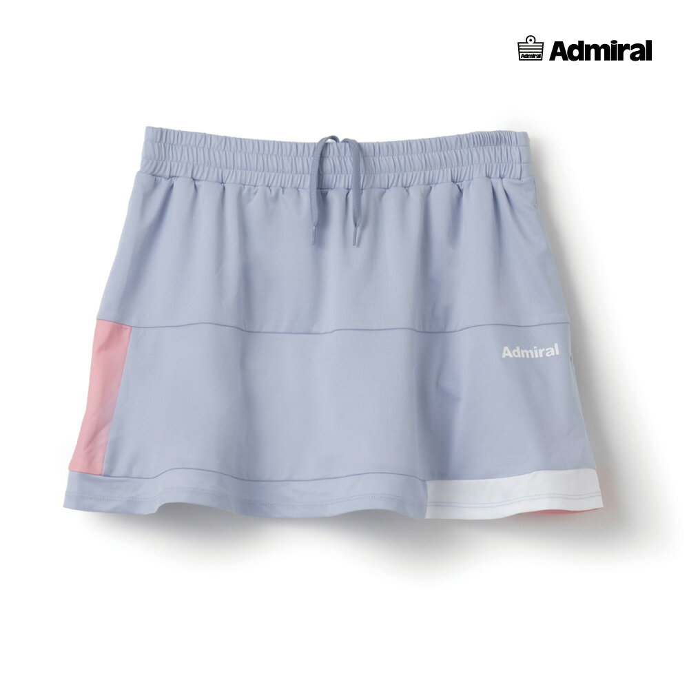 【マラソン限定!最大2000円OFFクーポン 】ADMIRAL　レディース　カラーアソートブロッキングスコート　ATLA629-59　2026SS　ラベンダー　吸水速乾　ストレッチ　アドミラル　WOMEN　テニスウェア　バドミントン　ソフトテニス