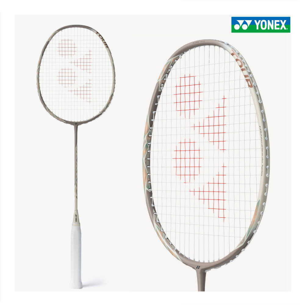 【マラソン限定!最大2000円OFFクーポン 】YONEX　アストロクス 77 ツアー AX77-T　ASTROX 77 TOUR　2026SS　ライトベージュ(343)　バドミントン　ヨネックス　数量限定　SHUTTER SERIES