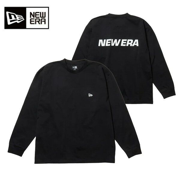 【14日20時〜28H限定★最大ポイント47倍】ニューエラ 長袖 ユーティリティー オーバーサイズド Tシャツ Wordmark Logo ユニセックス 26SS ブラック 14774269 ロンT メンズ