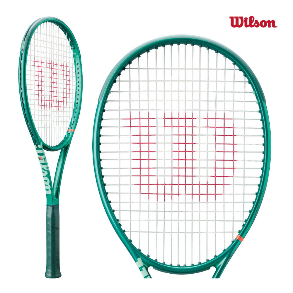 【9日20時〜28H限定★最大ポイント47倍 】WILSON　ブレード 98 16X19 V10　WR207811U　2026SS　グリーン　ウイルソン　テニスラケット　硬式テニス　BLADE 98 16X19 V10