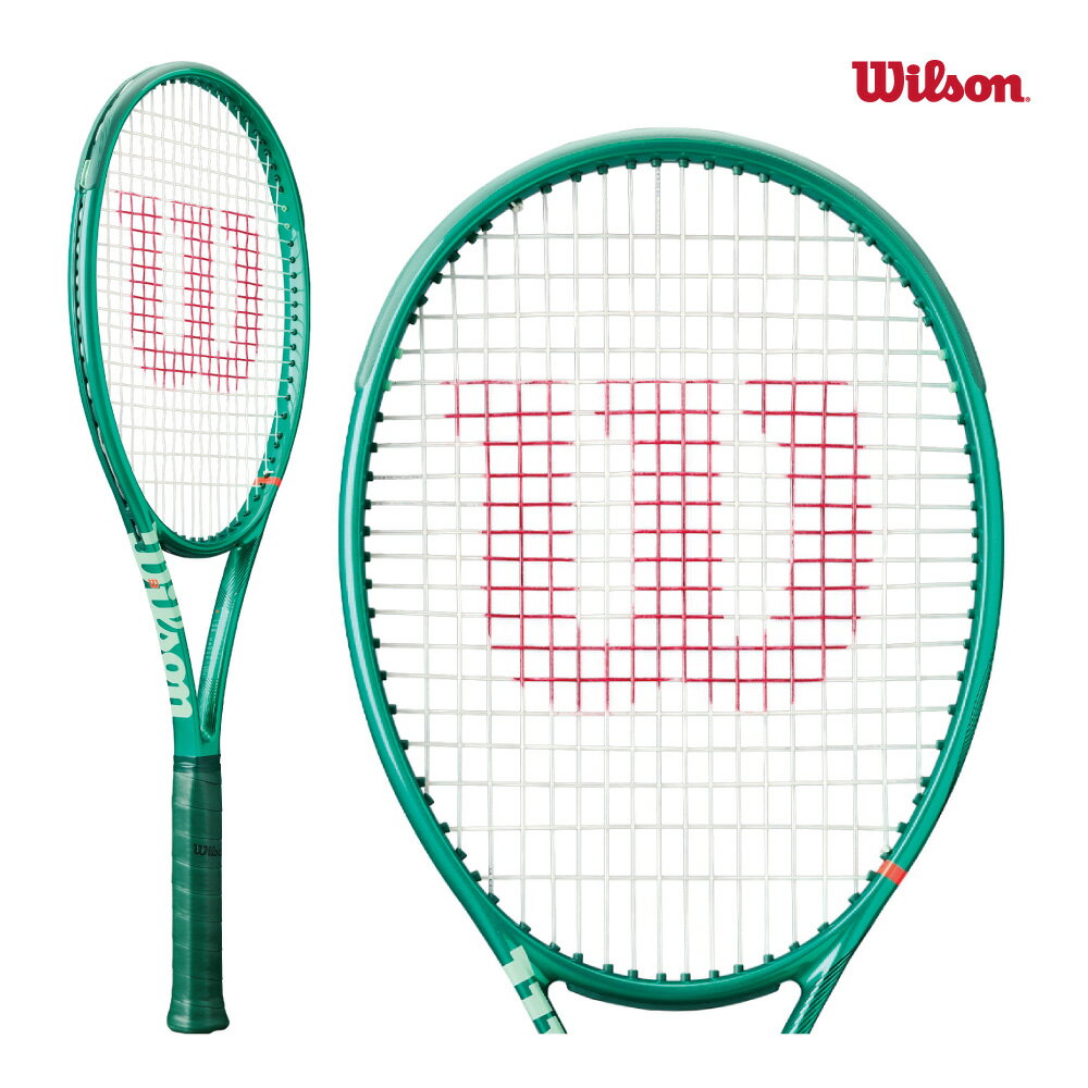 【9日20時〜28H限定★最大ポイント47倍 】WILSON　ブレード 98 18X20 V10　WR207911U　2026SS　グリーン　ウイルソン　テニスラケット　硬式テニス　BLADE 98 18X20 V10