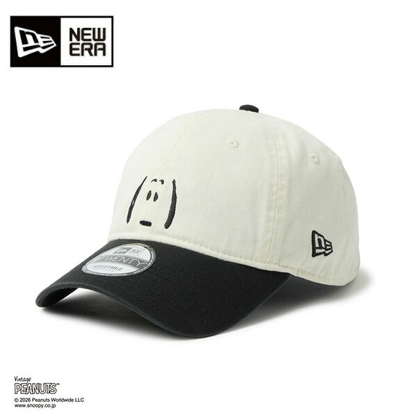 樂天商城 - ニューエラ キャップ 9TWENTY PEANUTS 2-Tone ユニセックス 26SS クロームホワイト/カーキ 14865367 帽子 スヌーピー NEW ERA Vintage ピーナッツ SM〜LXLサイズ メンズ レディース