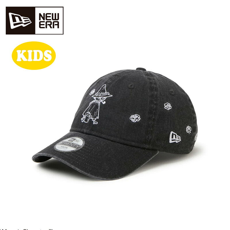 【商品名】 キッズ Youth 9TWENTY Moomin Flower スナフキン イタリアンウォッシュ 【品番】 15154726 【コレクション】 ムーミン 【カラー】 ブラック 【バイザー】 カーブドバイザー 【サイズ】 52 - 55.8cm 【素材】 綿 【注意】こちらの商品は、他の通販サイトと在庫共有しているため、ごくまれにご注文後でも在庫切れの場合がございます。 その際は連絡させて頂きますので、予めご了承ください。 また、実際の商品と比較し色味に若干の誤差が生じる場合がございますので、ご了承下さい。 【製造販売元】ニューエラジャパン合同会社 メーカー希望小売価格はメーカーサイトに基づいて掲載していますフィンランドの作家トーベ・ヤンソンが描く小説として誕生した物語＜ムーミン＞との初コラボレーションコレクション。 好奇心旺盛なムーミントロール、冒険家で小説家のムーミンパパ、おおらかで愛情深いムーミンママのほか、勇敢で独立心旺盛なリトルミイ、自由に旅することをこよなく愛するスナフキン、ミステリアスな生き物であるニョロニョロなどのキャラクターを取り入れたキャップ、ニットキャップ、ポーチ、フーディーなどが登場。またサウナ発祥の地として知られるフィンランドにちなんで、サウナハットもご用意。キッズコレクションやゴルフコレクションまで、幅広いバリエーションを展開。 シルエットはフロント部分に芯がなく柔らかな被り心地が特徴の9TWENTY。バイザー（つば）はあらかじめ着用しやすい状態にカーブしています。 リアのストラップで頭回り約52cmから55.8cmまでサイズ調整が可能です。 ユースサイズ(目安:6～15歳、身長130～160cm) 【お手入れ方法】 手洗い可 汗ジミや汚れの防止、においの付着防止には、抗菌・消臭効果のあるハットライナーが効果的です。両面テープで簡単に装着可能で、汚れたキャップライナーは取り外して洗濯が出来ます。 また表面のホコリやゴミの除去にはキャップ専用ブラシをお使いください。力を入れ過ぎず、生地目に沿って行うことが風合いを維持するブラッシングのポイントです。 除菌・消臭にはキャップケアスプレーも効果的です。乾燥時に紫外線をあてることで長期間効果が得られます。
